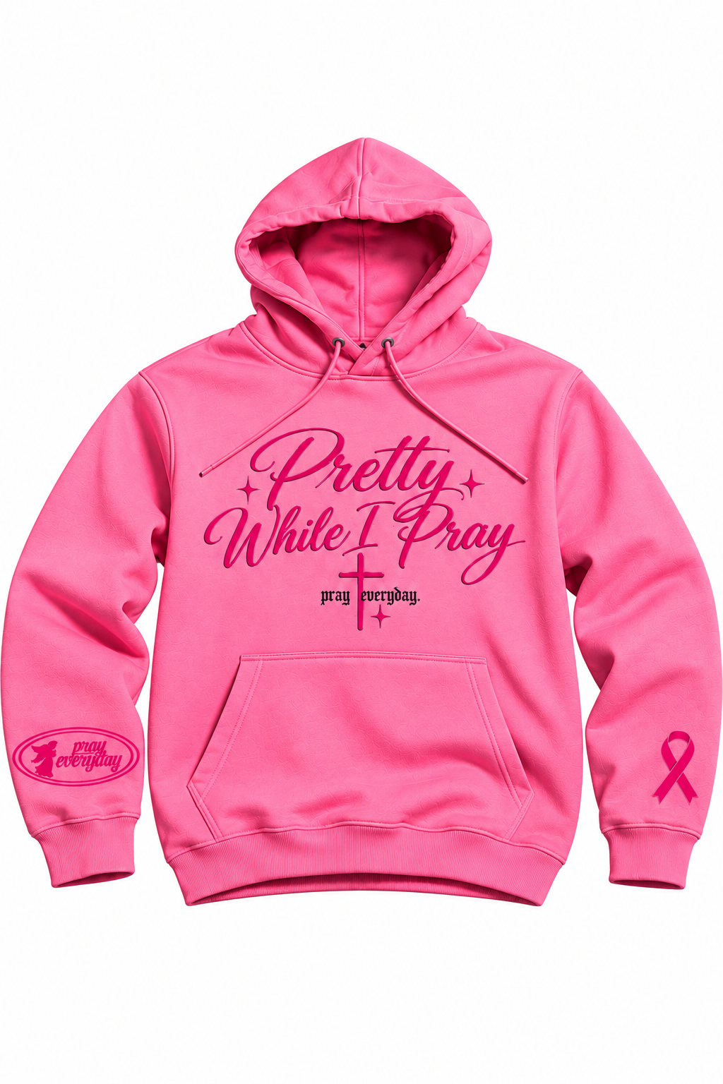 Pretty While I Pray Oversized HeavyWeight Hoodie